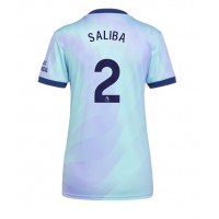 Arsenal William Saliba #2 Fußballbekleidung 3rd trikot Damen 2024-25 Kurzarm